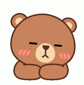 Bear Cute Sticker – Bear Cute Brown Bear – GIFs entdecken und teilen