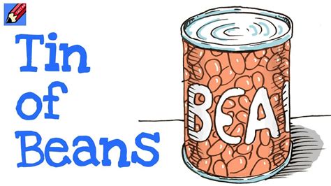 How to draw a Can of Beans Real Easy - YouTube