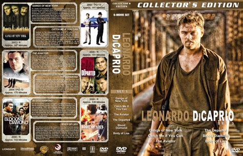 Leonardo DiCaprio Collection - Set 3 dvd covers (2002-2008) R1 Custom