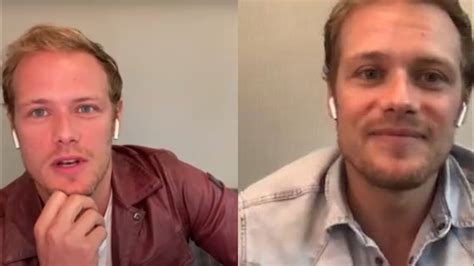 Sam Heughan Live Interview From Home Talk's - YouTube