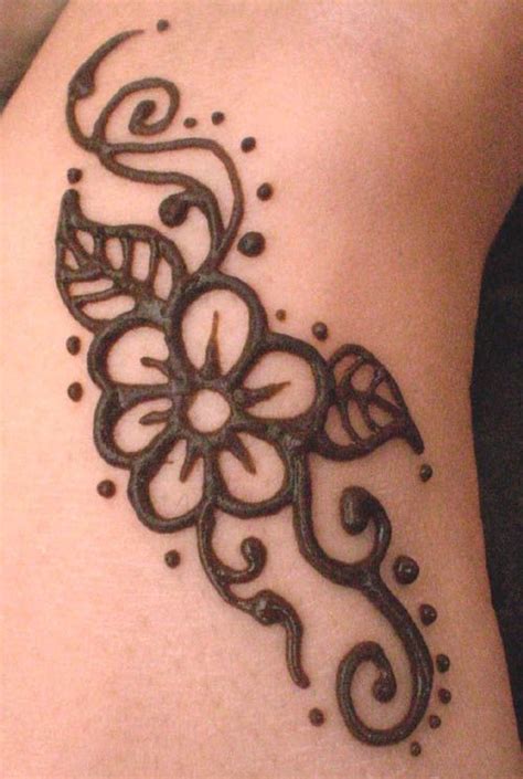 Easy Henna Flower Designs For Kids