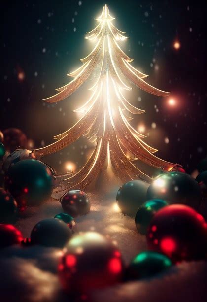 Free Christmas Tree Background