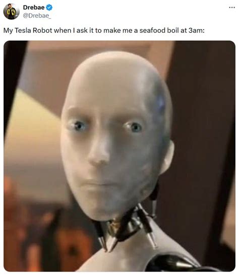 The Funniest 'My Tesla Robot' Memes