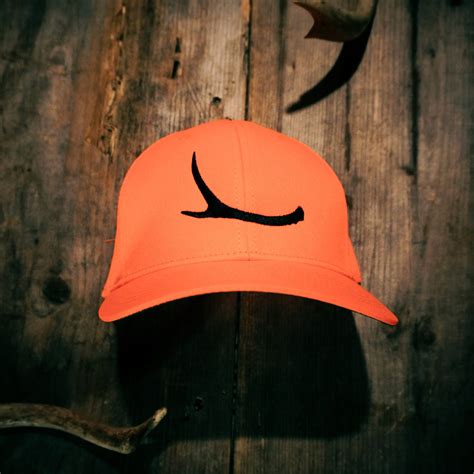 Blaze Orange Hunting Hat | Deer Hunting Antler Hat | Okayest Hunter ...