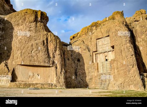 The tomb of Xerxes I, the fourth King of Kings of the Achaemenid Empire ...