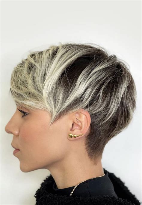 50 Short Hairstyles That Looks so Sassy : Two-Toned Pixie Haircut with ...