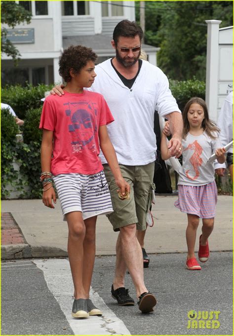 Hugh Jackman Hangs with Family, 'Wolverine' Hits Theaters!: Photo ...