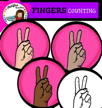 Fingers Counting Clip Art clip art by Artifex | Teachers Pay Teachers