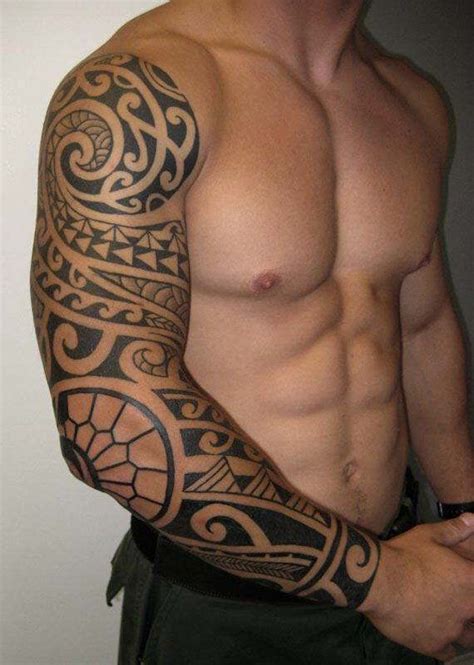 70+ Awesome Tribal Tattoo Designs | Cuded | Tribal sleeve tattoos ...