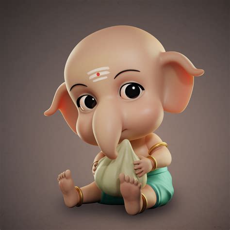 ArtStation - Baby Ganesha