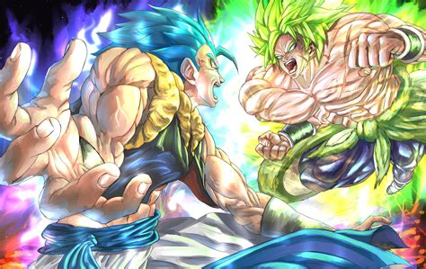 Gogeta Vs Broly Dragon Ball Art – NBKomputer