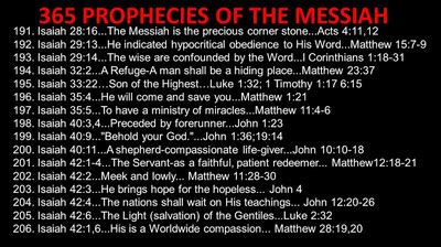 Jesus fulfilled prophecies - Biblical Foundations