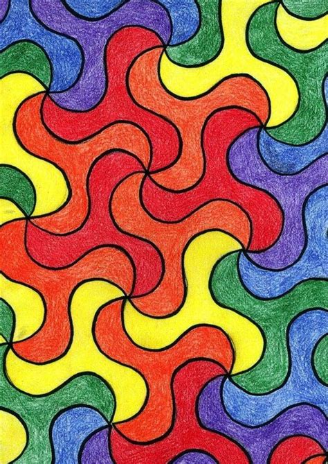 Tessellations - Waltzing Through Art | Tessellation art, Art lessons ...