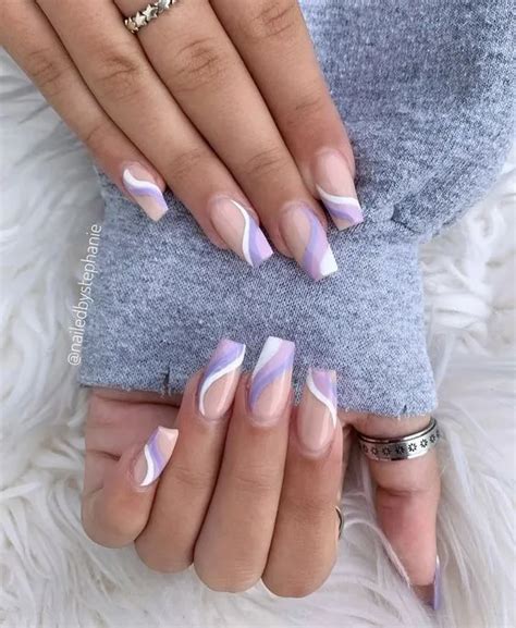 11 Cute Acrylic Nail Designs For Summer 2024 | Purple nails, Stylish ...