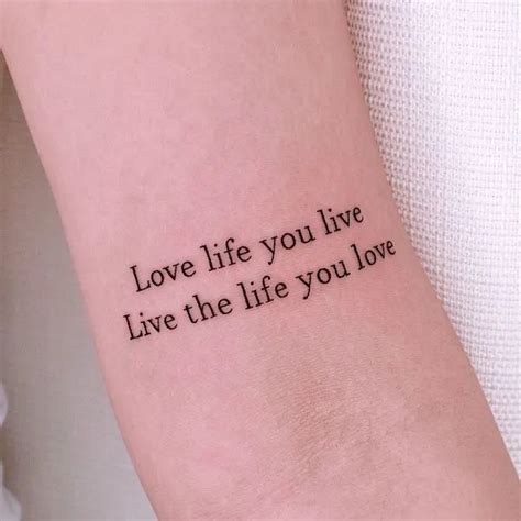 Life And Love Symbol Tattoo