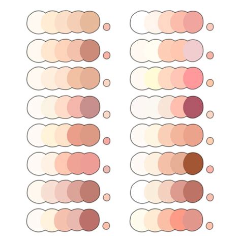 TweetDeck | Skin drawing, Skin color chart, Skin color palette