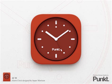 Punkt. Alarm Clock icon by zhuhuizero on Dribbble