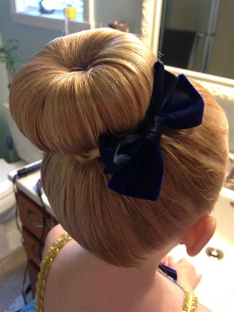 Bun for dance recital