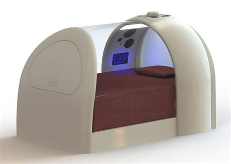 Sleep Pod - Futuristic Sleeping Capsule with Comfort and Safety Features