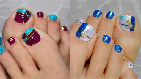 20 Adorable Easy Toe Nail Designs 2022 Simple Toenail Art Designs ...