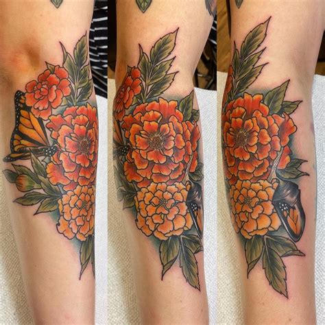 Top 65 Best Marigold Tattoo Ideas - [2021 Inspiration Guide]