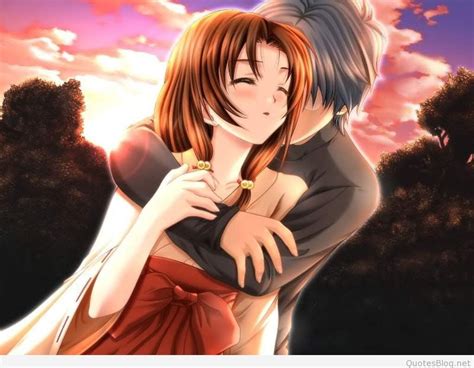 Hugging Anime Couple Wallpapers - Wallpaper Cave