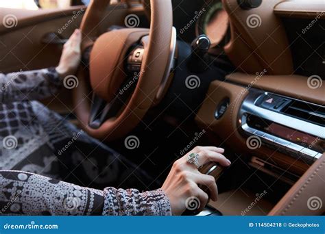 Blond Young Woman Driving a Sports Car Stock Photo - Image of caucasian ...