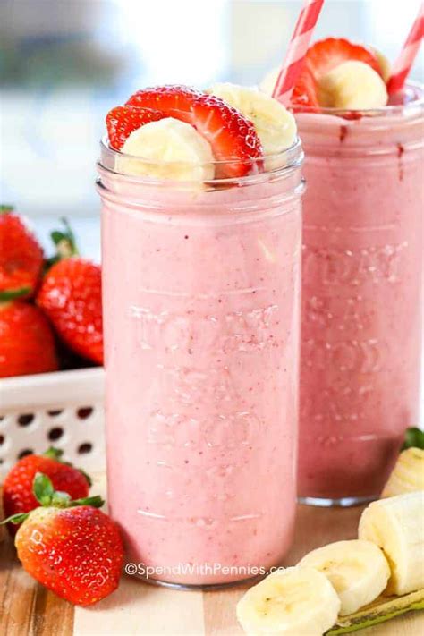 Smoothie de plátano de fresa | Yakaranda