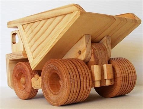 Wooden toy mine dump truck. | Etsy | Camions jouets en bois, Plans ...