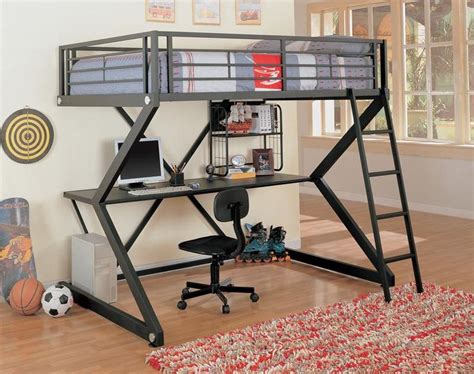 Queen Size Loft Bed Frame IKEA : Queen Size Bed Frame IKEA Loft With ...