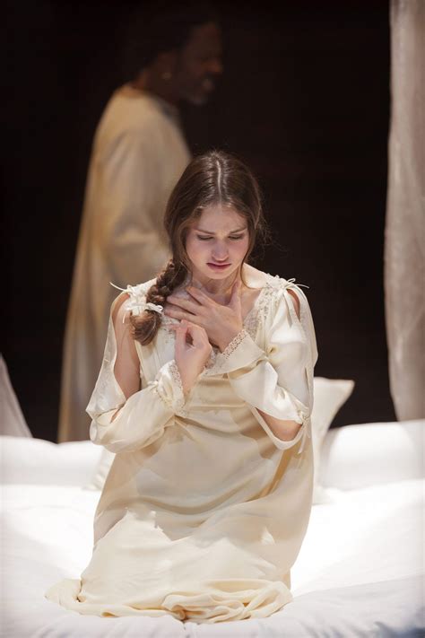 Lily James (Desdemona) in Daniel Evans's production of Othello - The ...