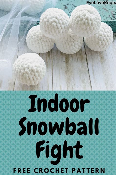 Indoor Snowball Fight - Free Crochet Pattern from Double Knotted ...