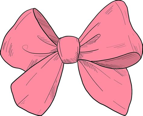 Bow Pink Clipart Image