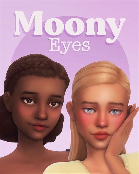 Moony Eyes | Miiko | The sims 4 skin, Sims 4 cc eyes, Sims 4 characters