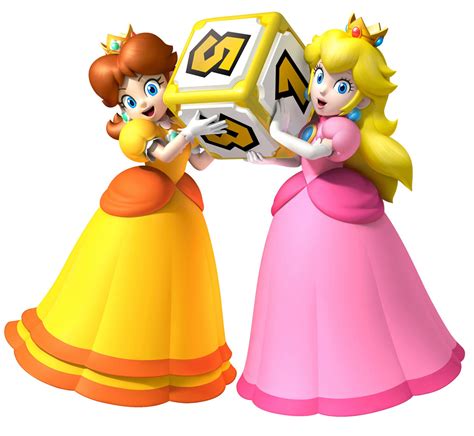 Daisy & Peach Art - Mario Party 9 Art Gallery