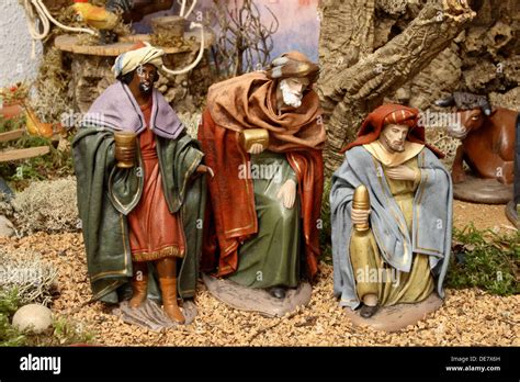 The Three Wise Men, Nativity scene Stock Photo: 60410521 - Alamy