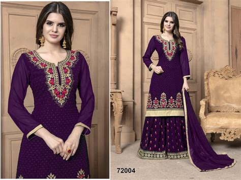 Purple PR Fashion launched Designer Sharara Suit at Rs 2045/piece in Surat