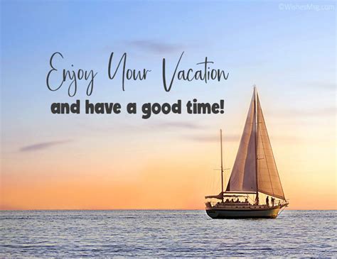 Enjoy Your Vacation Wishes and Messages | WishesMsg (2022)