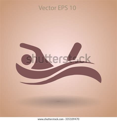 Swimmer Vector Illustration Stock Vector (Royalty Free) 335109470 ...