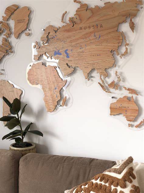 Exploring The Beauty Of Wooden World Map Wall Art In 2023 - 2023 ...