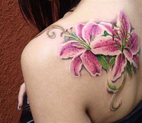 Pink Water Lily Tattoo