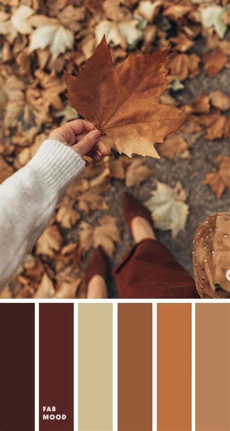 Brown autumn leaf color { Autumn Color Inspiration } | Autumn leaf ...