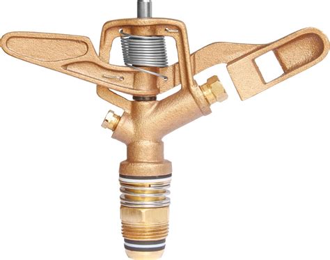 IrrigationKing RK-30 3/4" Brass Impact Sprinkler with Nozzles - 11/64 ...