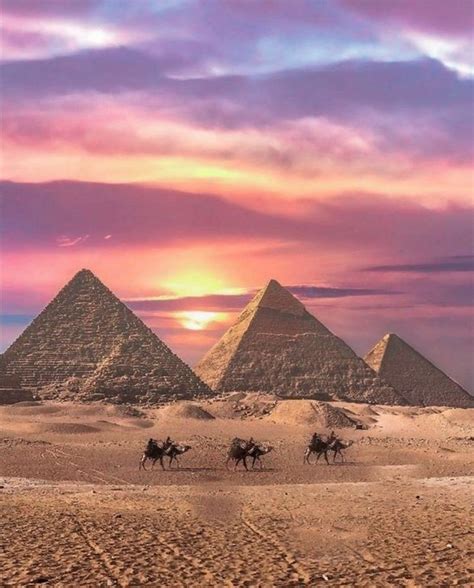 Magnificent sunset on the pyramids in Egypt : r/EgyptPics