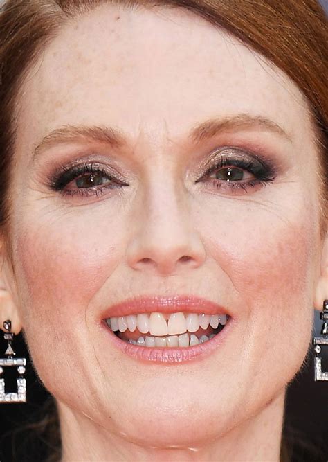 Close-up of Julianne Moore at the 2017 London premiere of 'Kingsman ...