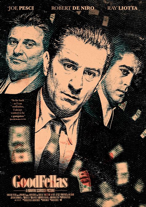 Goodfellas by Alan Gillett - Home of the Alternative Movie Poster -AMP-