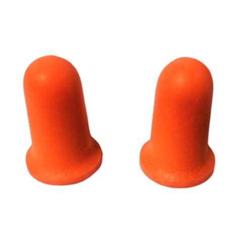 (50 PAIRS) FOAM EARPLUGS UNCORDED NRR 33DB HI VIS ORANGE SLEEP AID EAR ...