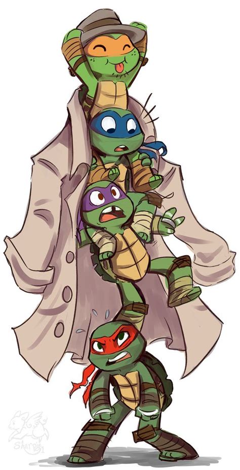 Turtles in a Trenchcoat by sharpie91 on deviantART | Teenage mutant ...