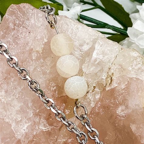 Womens White Quartz Pendant Necklace Gemstone Jewelry - Etsy