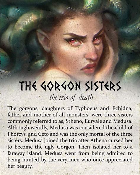 𝐆𝐫𝐞𝐞𝐤 𝐌𝐲𝐭𝐡𝐨𝐥𝐨𝐠𝐲 𝐚𝐧𝐝 𝐂𝐮𝐥𝐭𝐮𝐫𝐞 on Instagram: “The gorgon sisters🐍 Follow ...